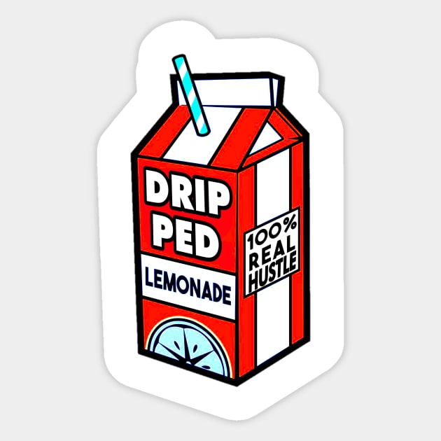 Dripped Lemonade (lyrical lemonade inspired design) Sticker by AnyDesignClothingInc.